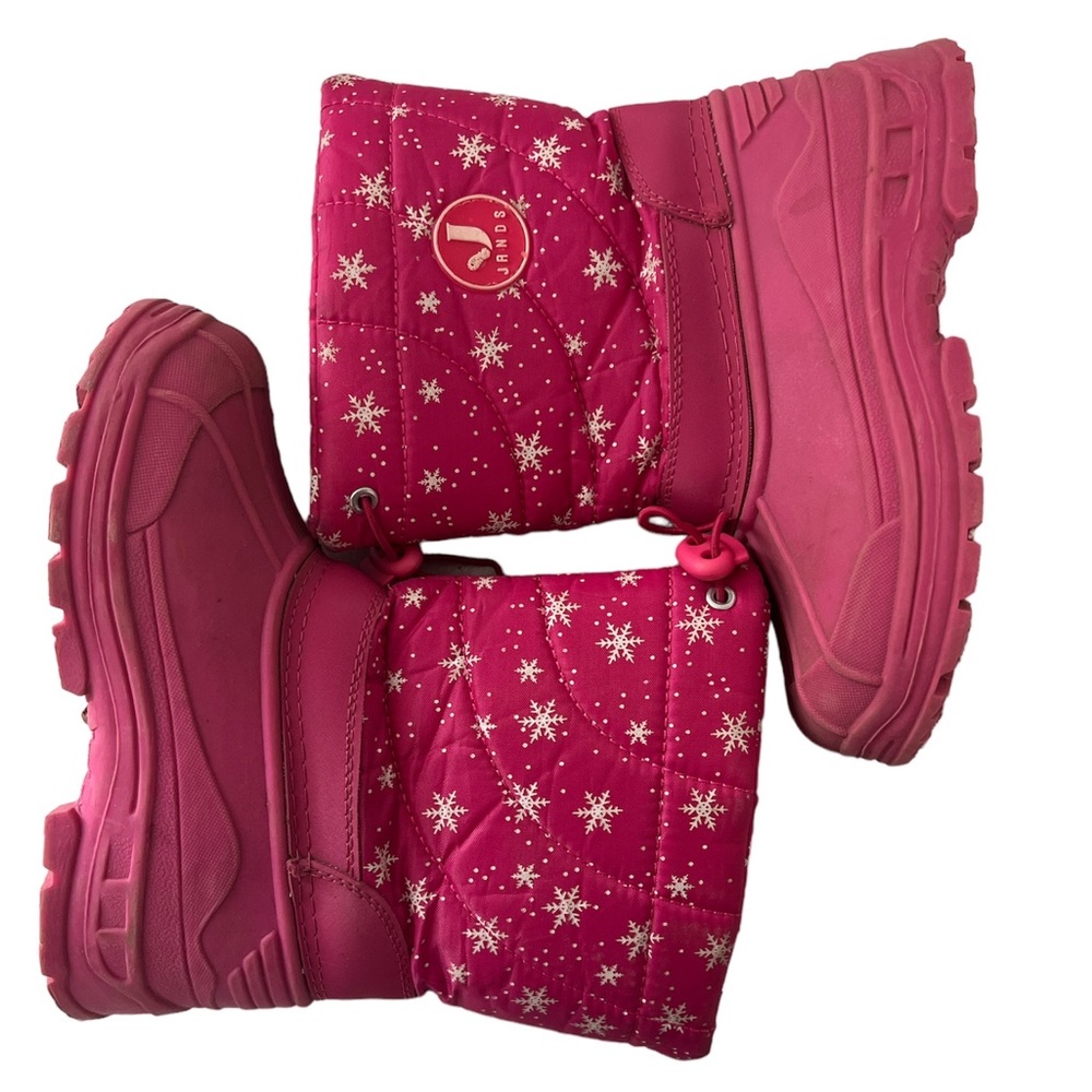 .Pink snow boots sz 12
